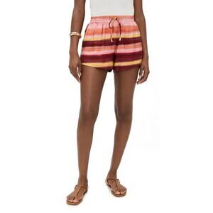 Seven Wonders Octavia Shorts Zayna Orange Striped High Rise Boho Vacation Small